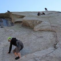 schöne Plattenkletterei unterhalb der Gelmerhütte
