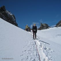 Aufstieg zur Wildspitze