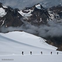 Aufstieg zur Wildspitze